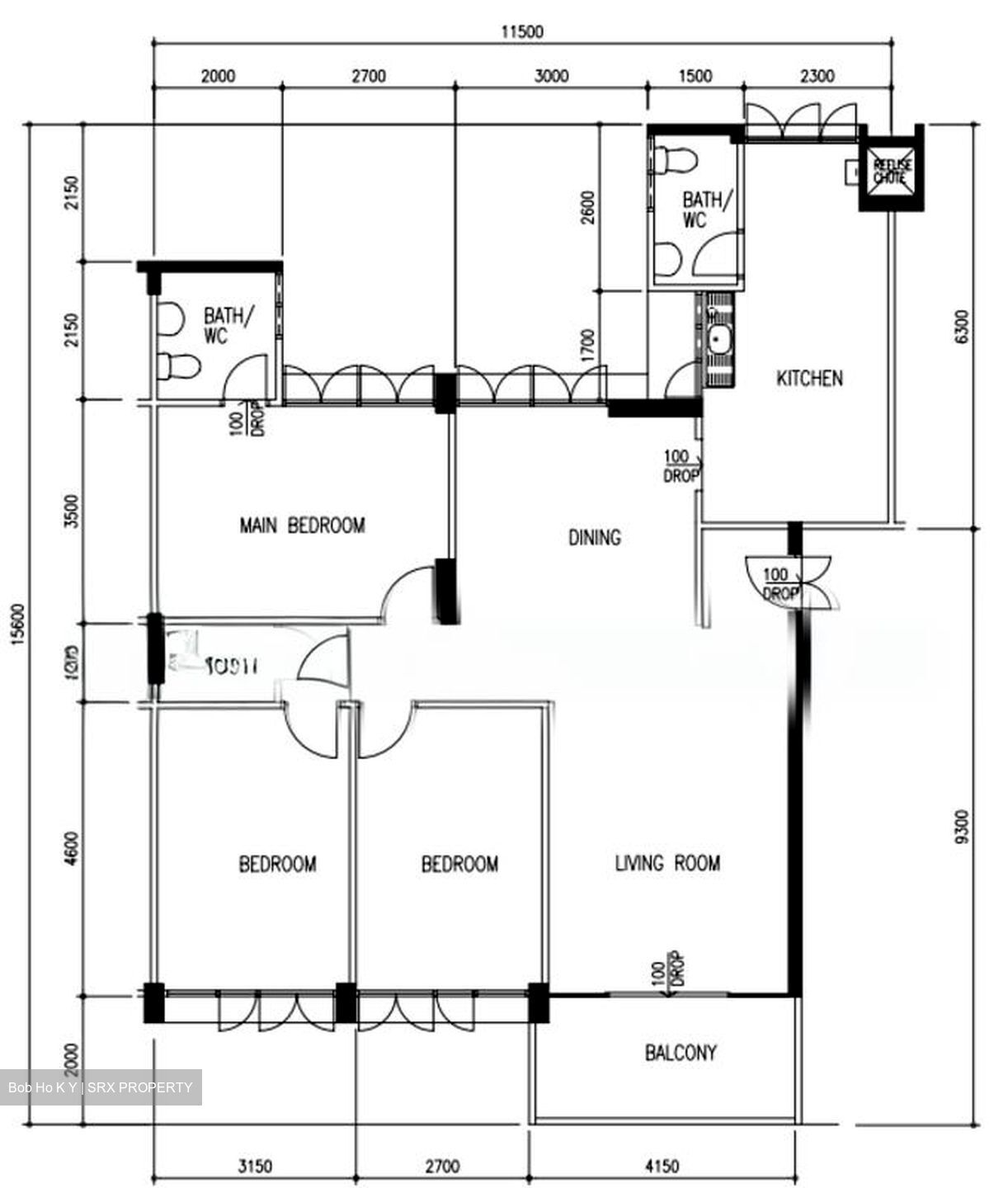 Blk 298 Tampines Street 22 (Tampines), HDB 5 Rooms #543125871